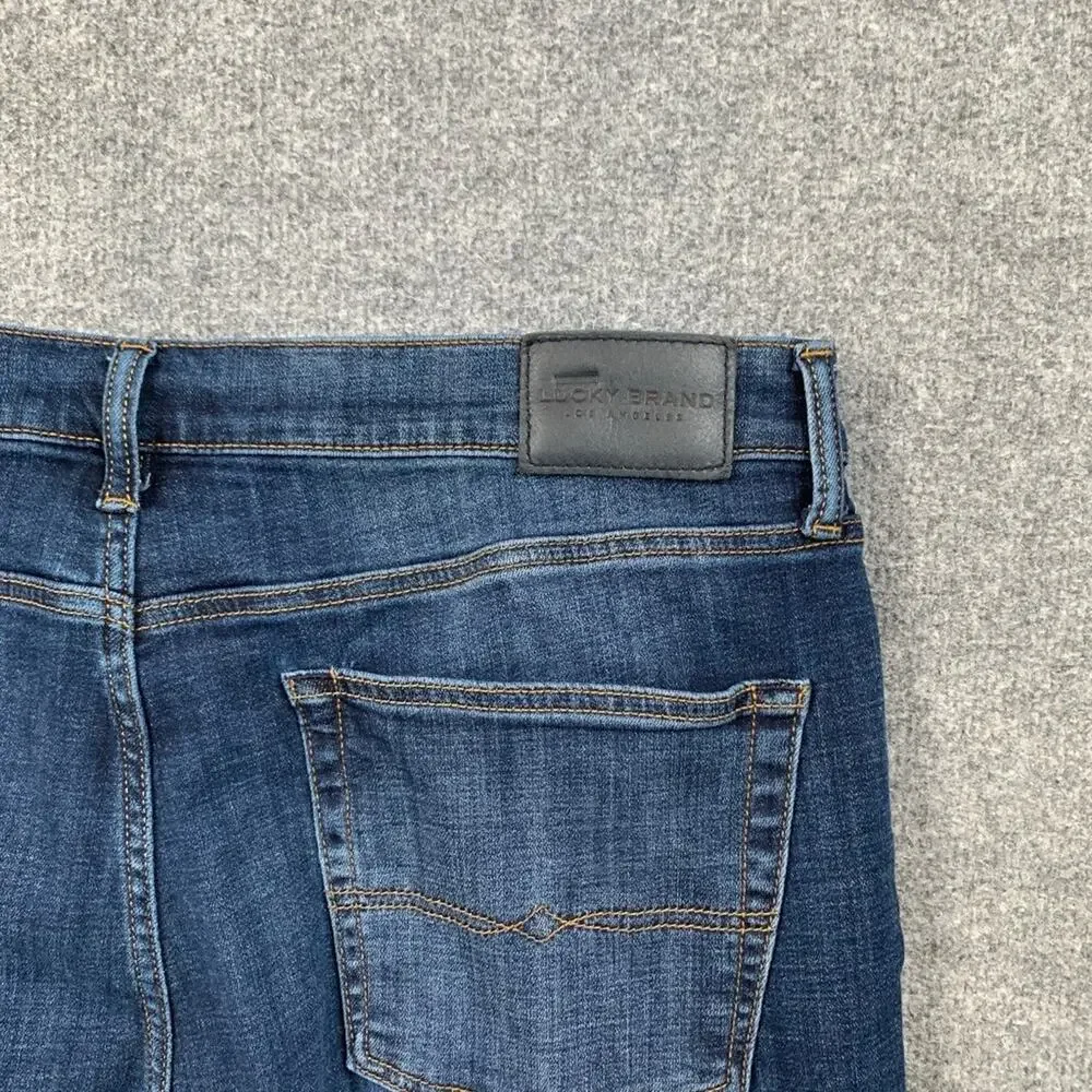 Lucky Brand Jeans Mens 36 Blue Vintage Straight Coolmax Stretch Cotton Lyocell